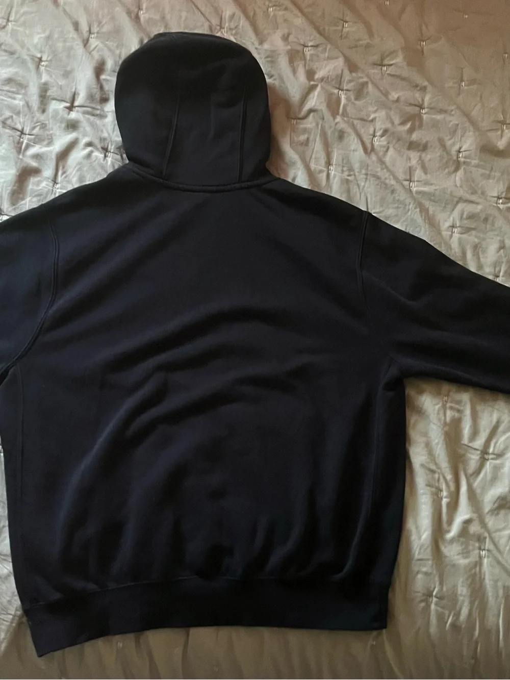 Nike Black Pullover Hoodie with White Swoosh